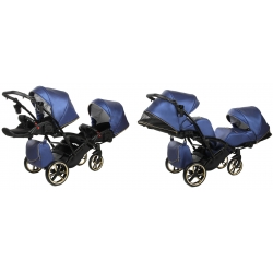 Wózek bliźniaczy typu tandem YUKON GT DUO fotelik